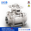 Fil End End Inne Innelesd Steel ISO5211 3pc Ball Valve